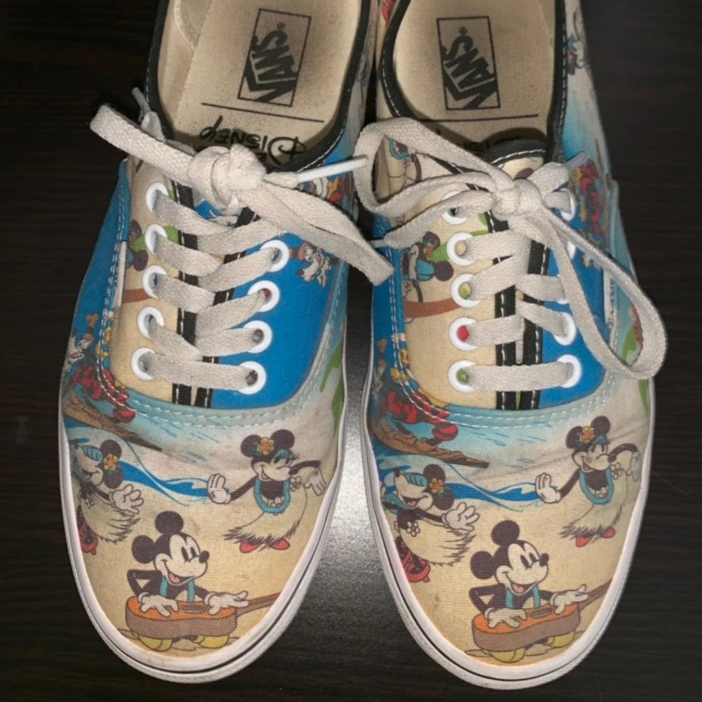 Disney mickey mouse vans shoes w6